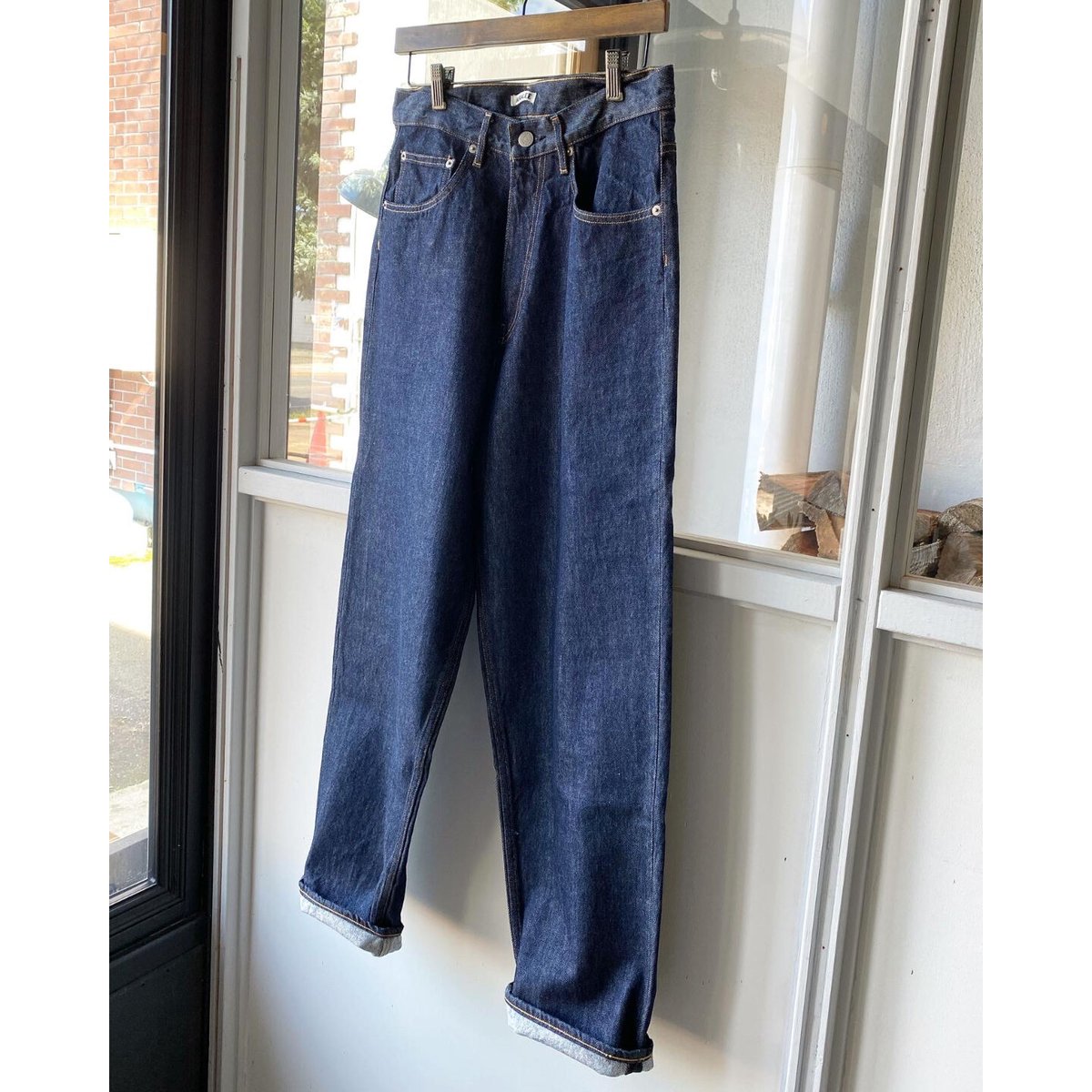 AURALEE HARD TWIST DENIM WIDE PANTS | Less H