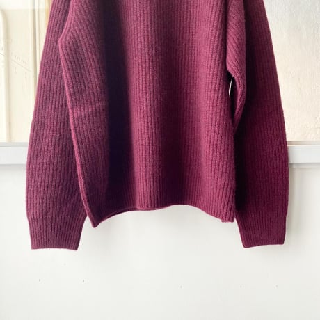 YAECA [CONTEMPO]　カシミヤクルーネックニット - UNISEX