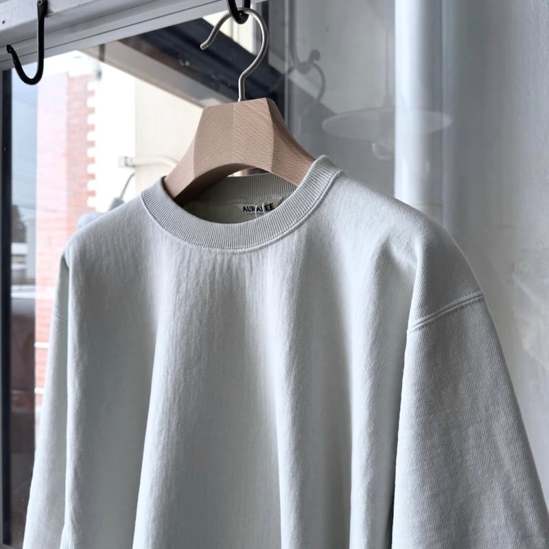 AURALEE SMOOTH SOFT BD SWEAT P/O | Less Higash