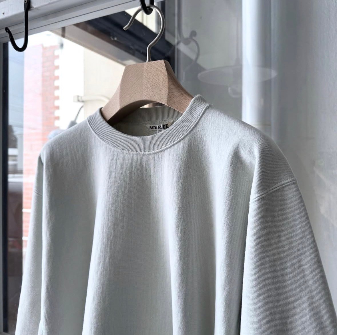 AURALEE SMOOTH SOFT BD SWEAT P/O | Less Higash