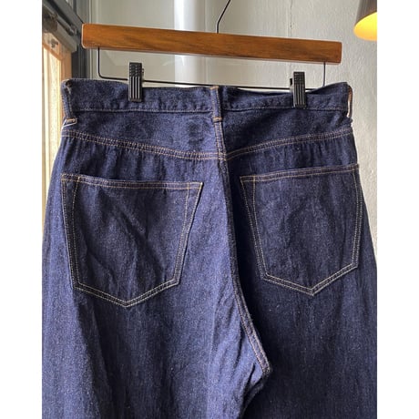 COMOLI　デニム  5Pパンツ  NAVY