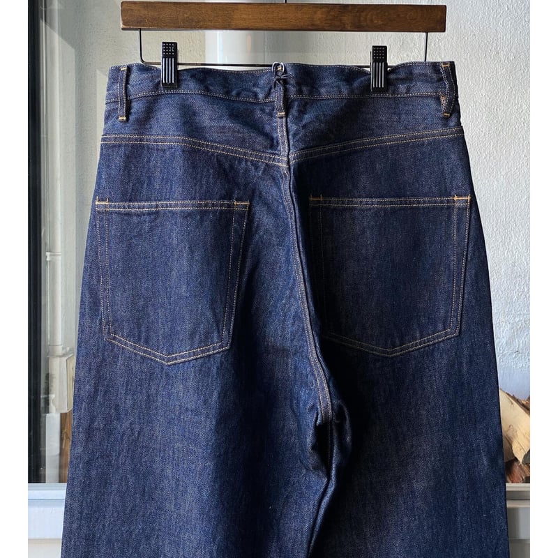 AURALEE HARD TWIST DENIM WIDE PANTS | Less H AURALEE HARD TWIST DENIM WIDE PANTS | Less H