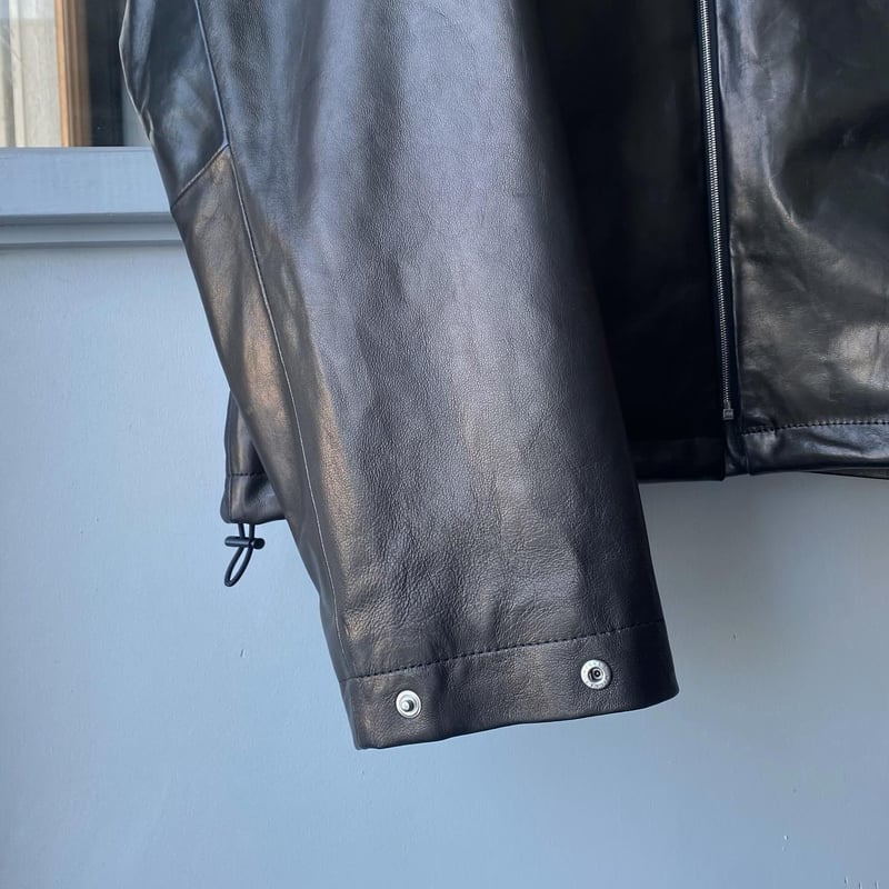 stein LEATHER HOODED SHORT JACKET - ST.769