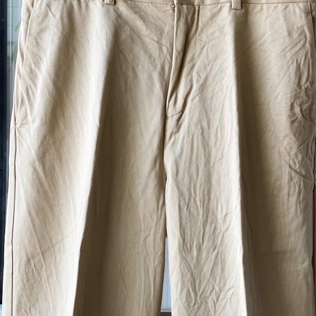 YAECA   [ MEN ]   チノクロスパンツ クリースド
