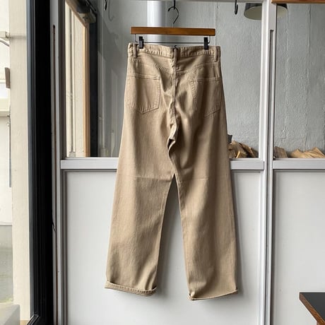 AURALEE  　BOTANICAL DYED SELVEDGE DENIM PANTS