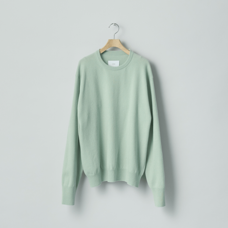 ssstein EXTRA FINE WOOL KNIT CREW NECK LS | L