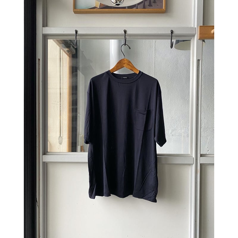 COMOLI 23SS ウール天竺 Tシャツ/半袖T ストライプ COMOLI 23SS ウール天竺 Tシャツ/半袖T ストライプ