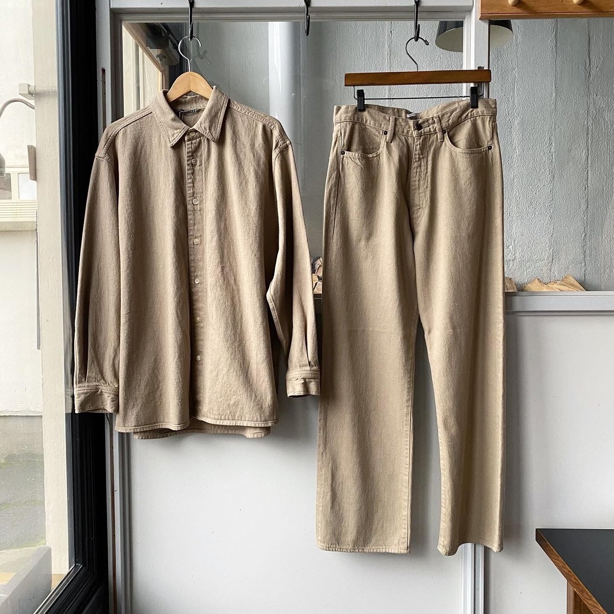 ジャケット・アウター auralee BOTANICAL DYED SELVEDGE DENIM AURALEE BOTANICAL DYED SELVEDGE DENIM SHIRTS