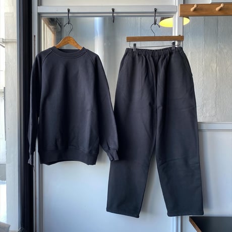 COMOLI　コットン裏毛 クルーネック