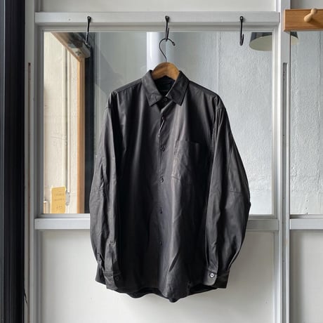 COMOLI   レザー コモリシャツ
