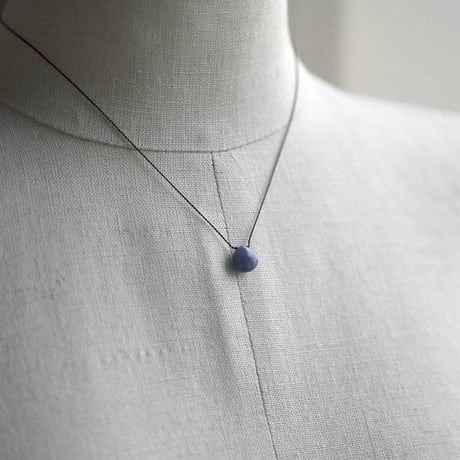 Margaret Solow 　 Smooth Blue Opal Necklace