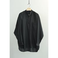 COMOLI　ウールシルク プルオーバーシャツ