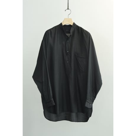 COMOLI　ウールシルク プルオーバーシャツ