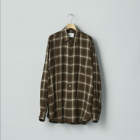 ssstein　  LY/VIS CHECK OVERSIZED LS SHIRT