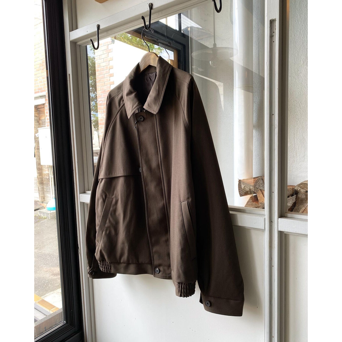 stein OVERSIZED HARRINGTON ZIP JACKET - ST.