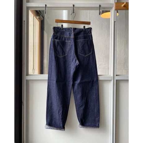 COMOLI　デニム  5Pパンツ  NAVY