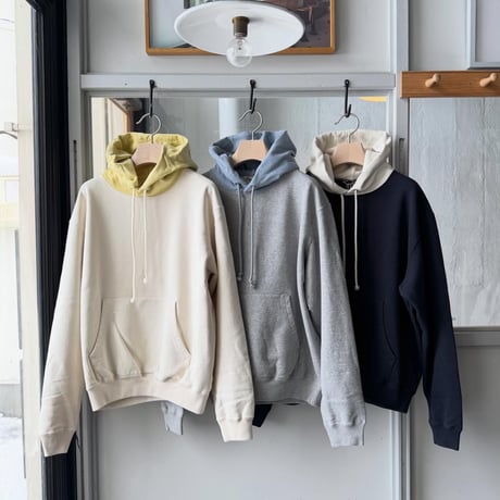 AURALEE　SMOOTH SOFT BD SWEAT P/O PARKA