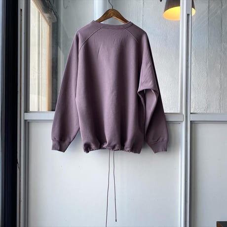 AURALEE   SUPER SOFT SWEAT DRAW CODE BIG P/O  A21SP04GU  (womens)