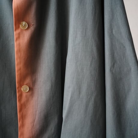 AURALEE  WASHED FINX GRADATION DYED BIG BLOUZON (Mens)