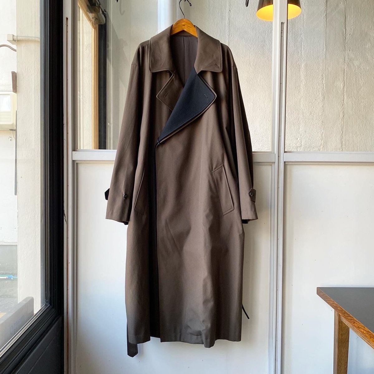 stein DOUBLE LAPELED DOUBLE BREASTED COAT stein DOUBLE LAPELED DOUBLE BREASTED COAT