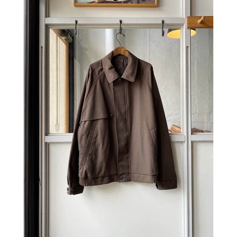 美品　stein OVERSIZED HARRINGTON ZIP JACKET stein OVERSIZED HARRINGTON ZIP JACKET・DARK NAVY - tity