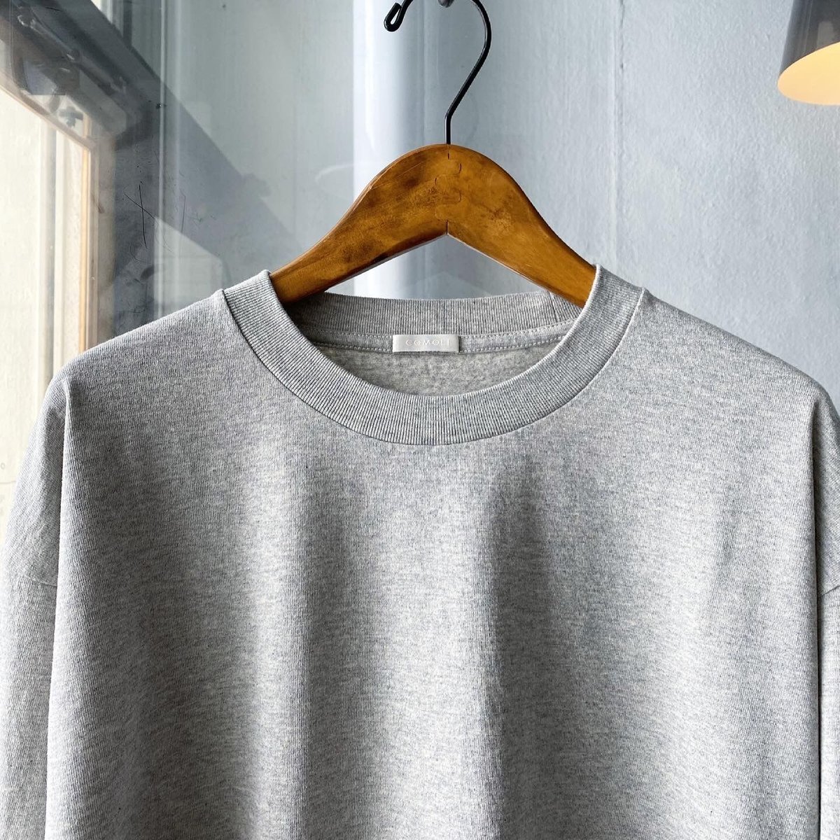 comoli 20SS 空紡天竺長袖クルー black 2 COMOLI (コモリ) 空紡天竺 長袖Tシャツ