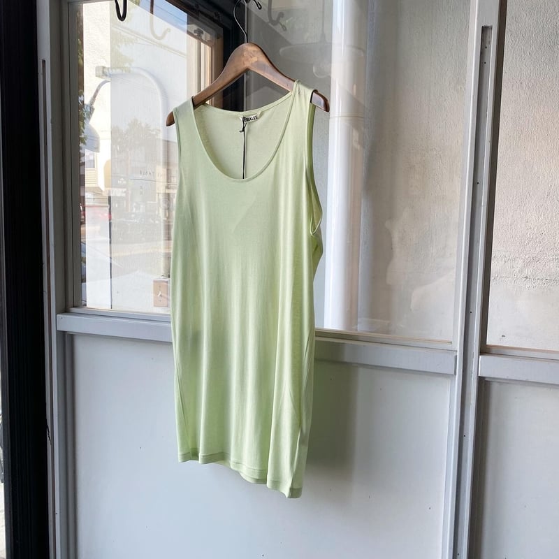 AURALEE GIZA SUPER HIGH GAUGE SHEER RIB TANK | AURALEE GIZA SUPER HIGH GAUGE SHEER RIB TANK |