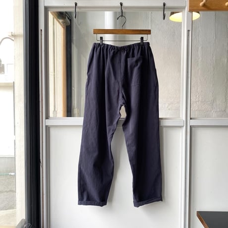 COMOLI　製品染 ドローストリングパンツ
