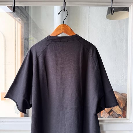 COMOLI　LWコットン裏毛 半袖クルー