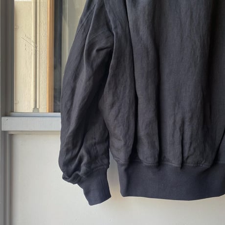 COMOLI　リネンWクロス ジップブルゾン