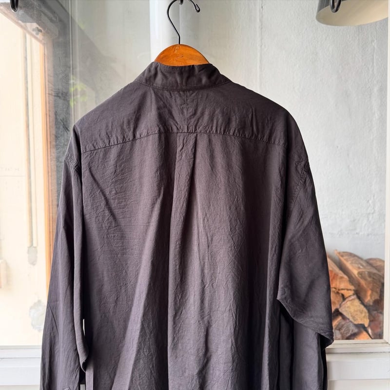 【COMOLI】19ss シルクシャツ　3 シルク製品染 シャツ | ref. / Web Store