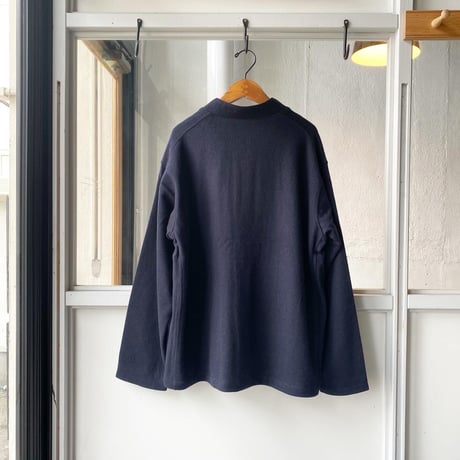 COMOLI　カシミヤ スタンドカラーニットジャケット