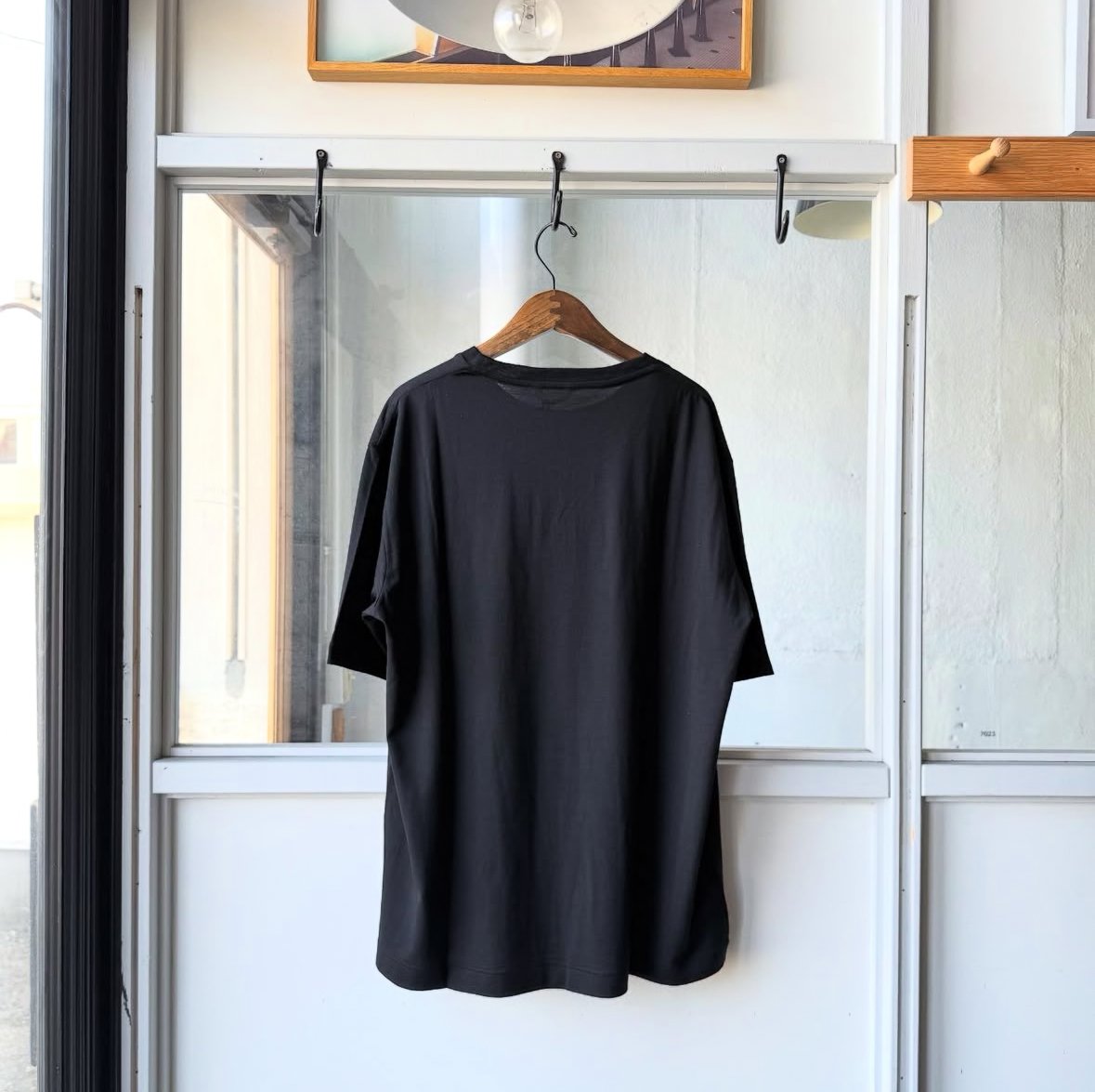 AURALEE SUPER SOFT WOOL JERSEY TEE | Less Higa
