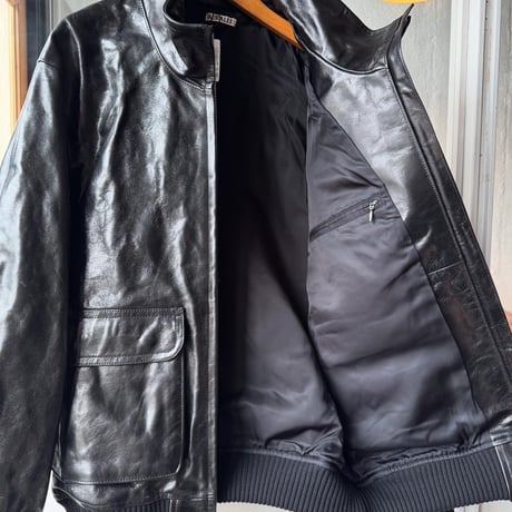 AURALEE　LAMB LEATHER ZIP BLOUSON