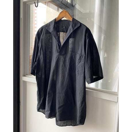 COMOLI   ベタシャン  スキッパー半袖シャツ