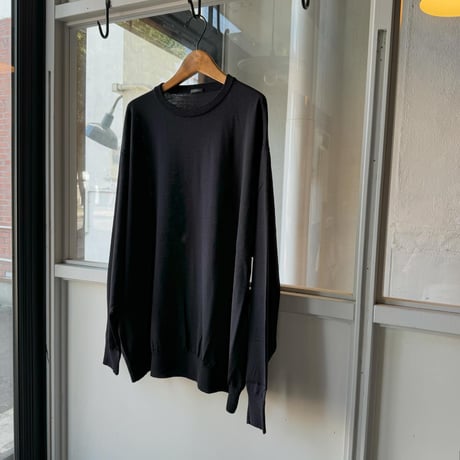 COMOLI　ウール クルーネックニット