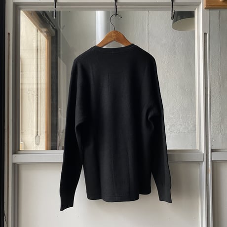 COMOLI  C/W ワッフル長袖クルー