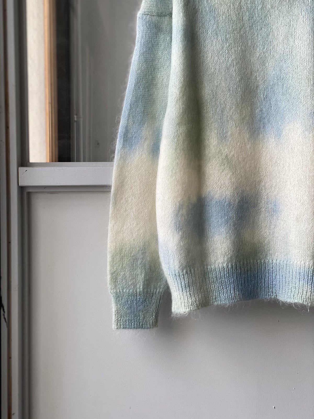 AURALEE - 【美品】  AURALEE / オーラリー | 2019AW | MOHAIR TIE DYE KNIT P/O モヘア タイダイ ニット | 1 | ブルー | レディース AURALEE SUPER KID MOHAIR TIE DIE KNIT P/O A9A