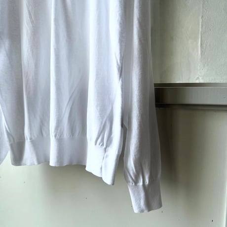 COMOLI　コットン ニットポロ