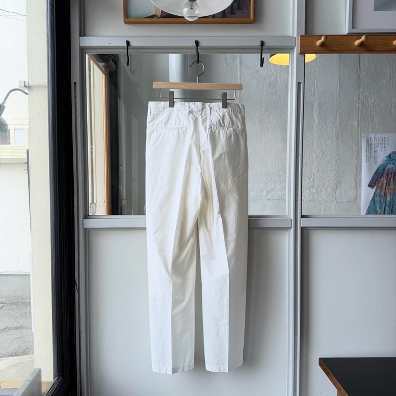 AURALEE GARMENT-DYED FINX SHUTTLE WEATHER ONE-T
