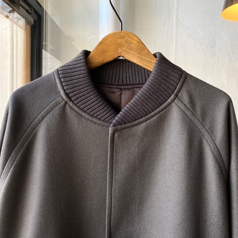 stein OVERSIZED MELTON STUDIUM JACKET - S stein OVERSIZED MELTON STUDIUM JACKET - S