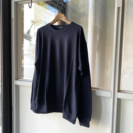 COMOLI　ウール天竺 長袖クルー
