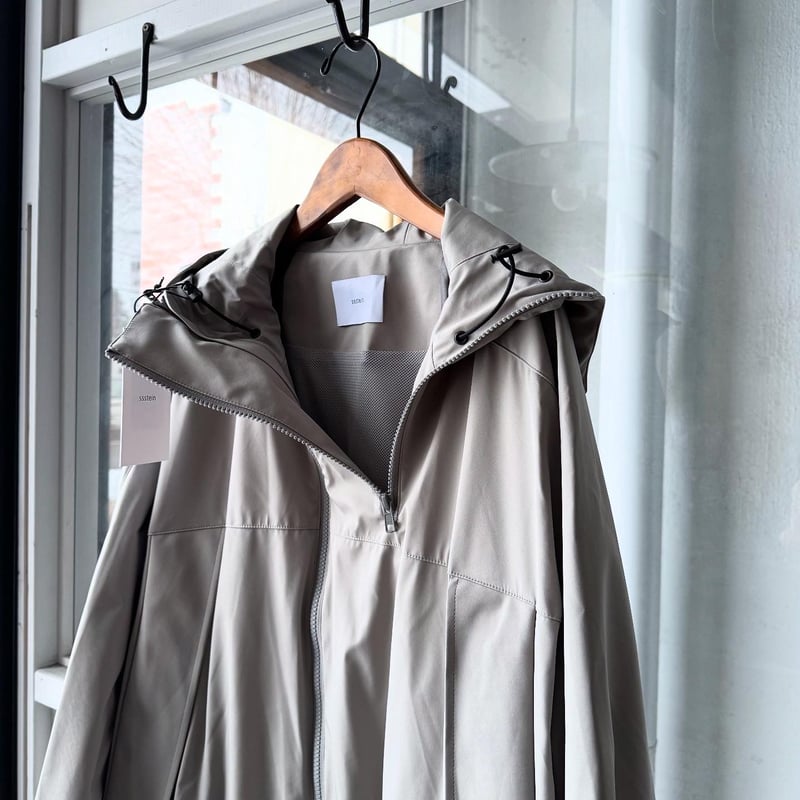 シュタイン/ssstein WEATHER PROTECTION HOODED ssstein BLACK WEATHER PROTECTION HOODED JACKET