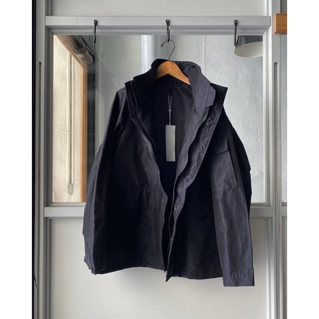 COMOLI コットンシルク  ミリタリーパーカ