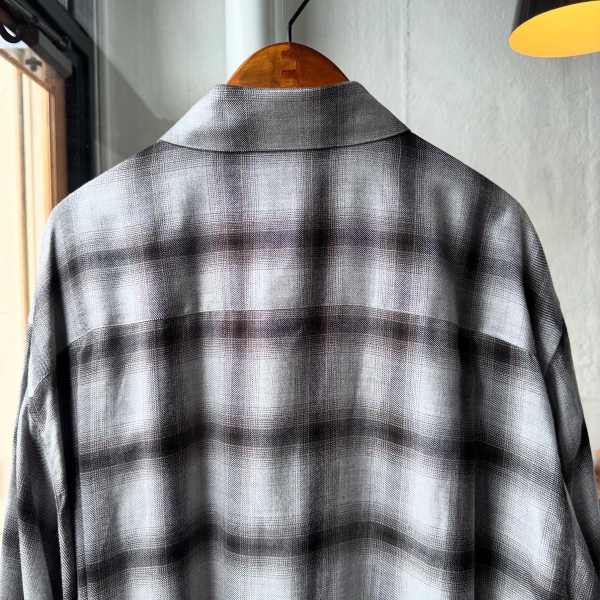 ssstein RAYON/LYOCELL CHECK OVERSIZED DOWN PA