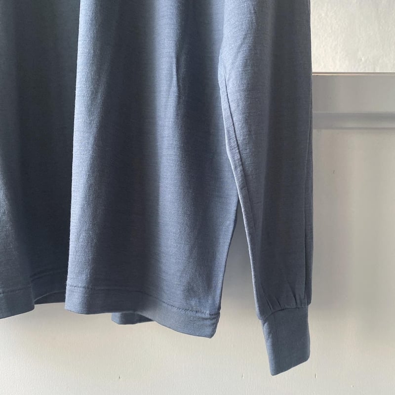AURALEE 21AW スウェット　ライトブルー　A21AP02OU ORGANIC COTTON COMPACT GRADATION DYED SWEAT P/O (A21AP02OU