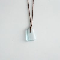 Margaret Solow　Geometric  Necklace    Aquamarine