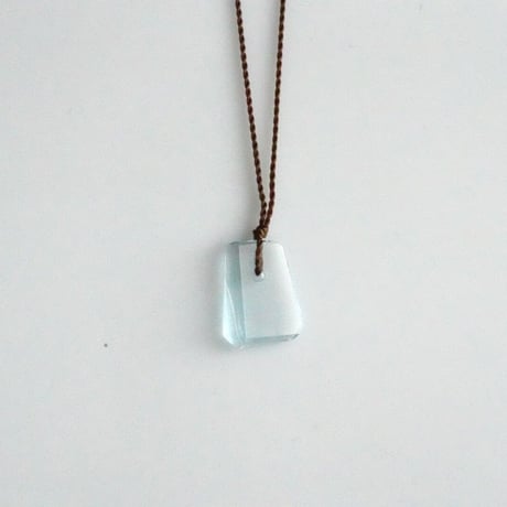 Margaret Solow　Geometric  Necklace    Aquamarine