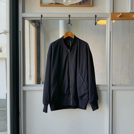 COMOLI　ウールニット ジップブルゾン