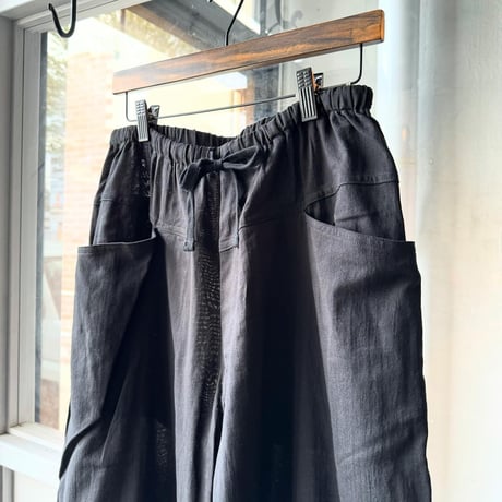 COMOLI　オックス ドローストリングパンツ